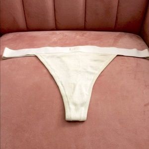 SKIMS Cotton Rib Thong